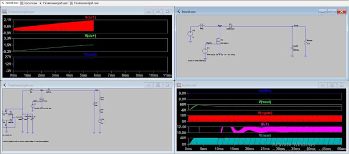 simulate and design circuits in ltspice, logisim and multisim