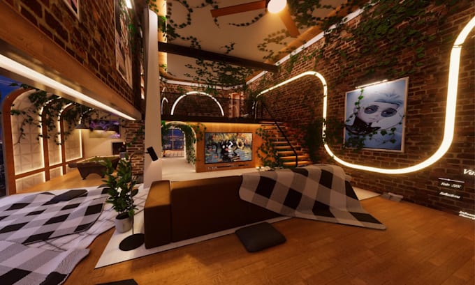 design vrchat world, environment, custom unity metaverse world, spatial io space