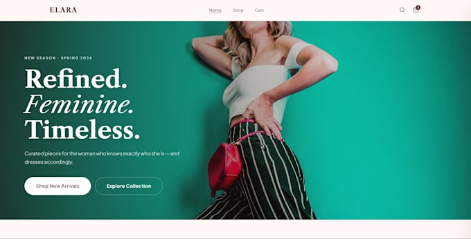 build a custom ecommerce store with cart and checkout
