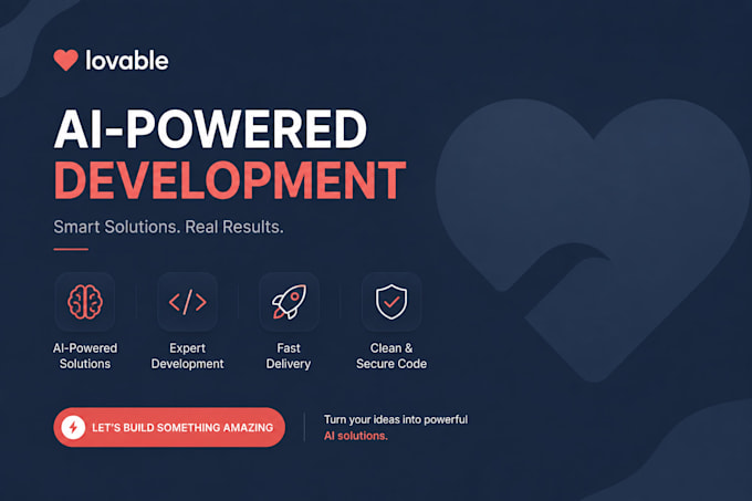 be your lovable ai app developer for saas and mvps