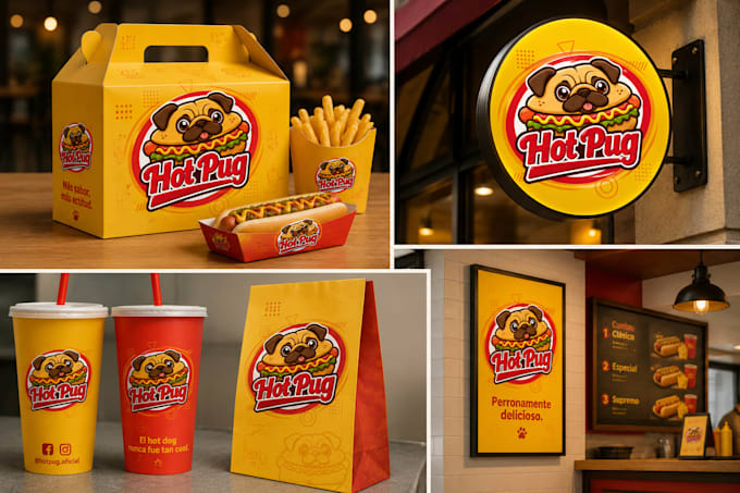 create unique restaurant food logo design