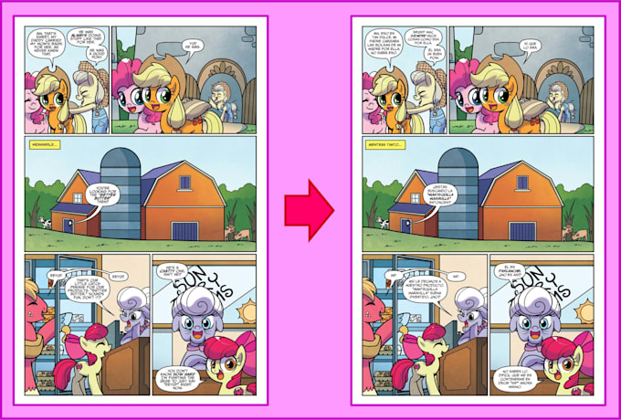 translate comics and mangas