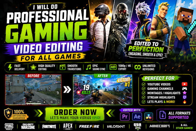 make professional gaming montages for youtube