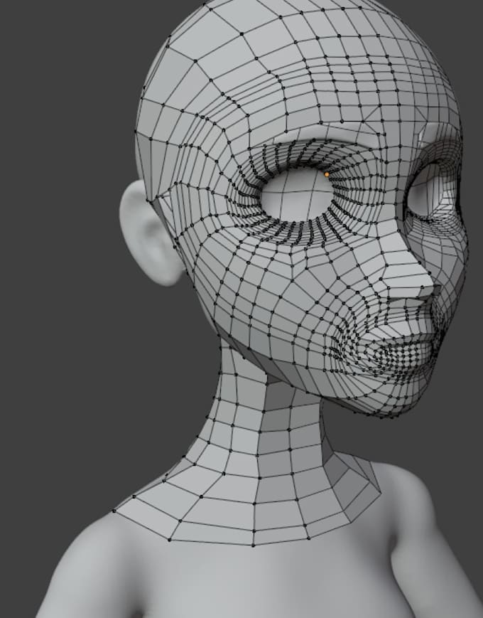 do clean 3d retopology and low poly optimization in blender