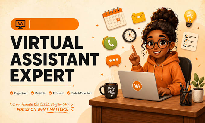 be creative virtual assistant for admin tasks