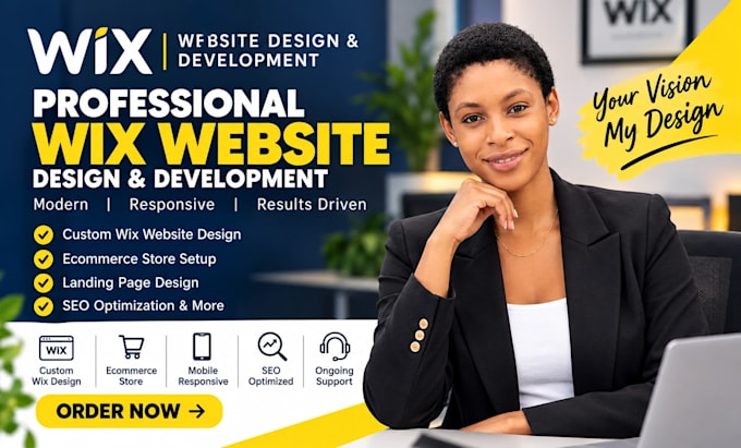 do wix website design wix website redesign wix business website wix development