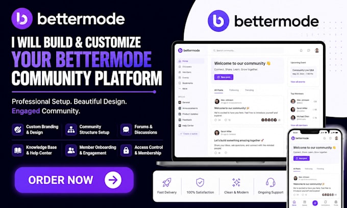 bettermode community bettermode course content better mode commnuity management