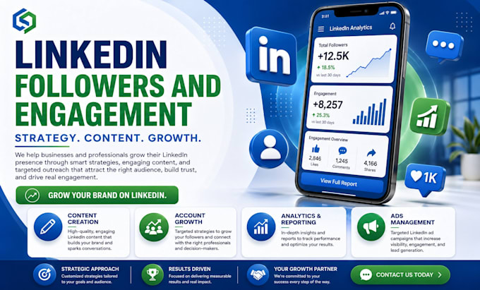 increase your linkedin followers and engagement
