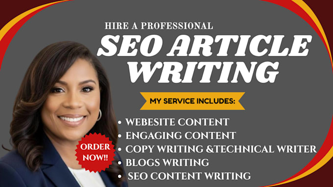 write SEO blog posts, articles and website content writing