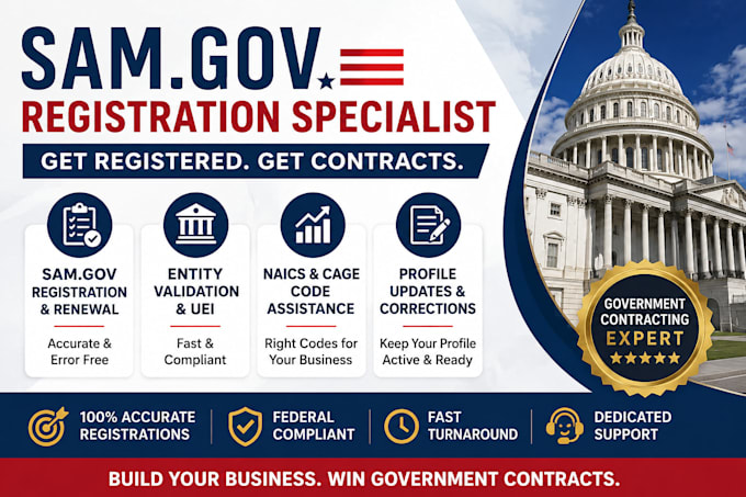 do samgov capability statement uei government contract cage code bid proposal