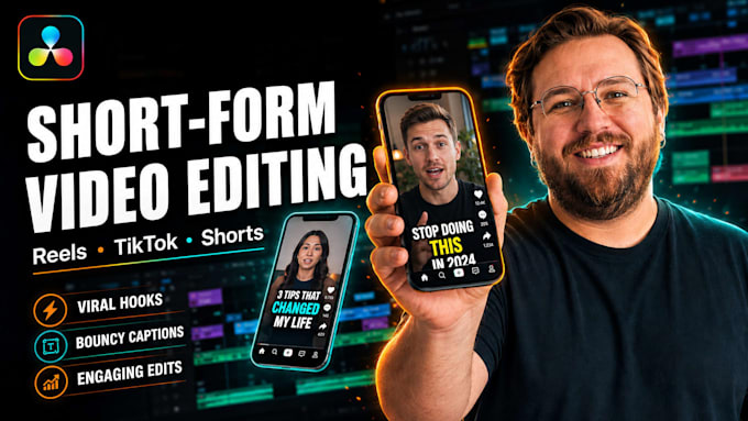 edit your short form videos with motion graphics