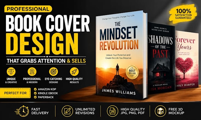 design an eye catching e book design and an e book cover