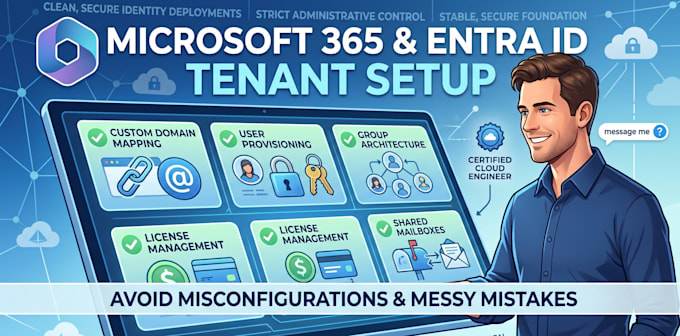 microsoft 365 basic tenant setup and user configuration
