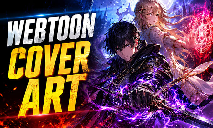 draw stunning webtoon cover art