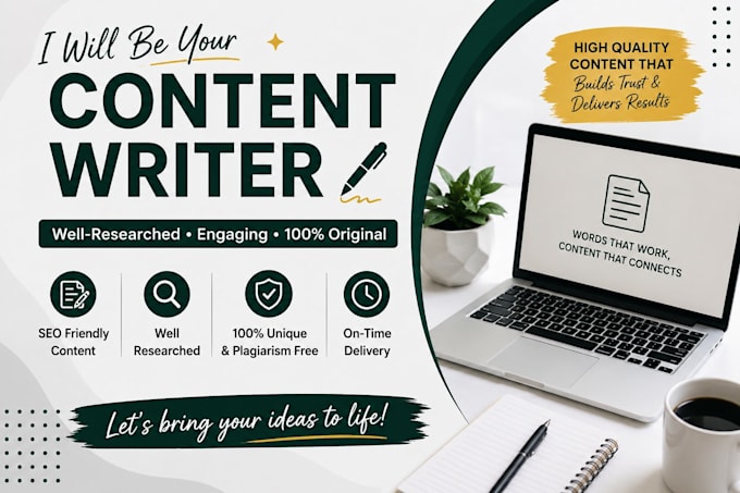 write professional blog and website content