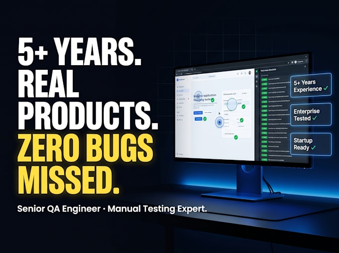 do manual QA testing and bug reporting