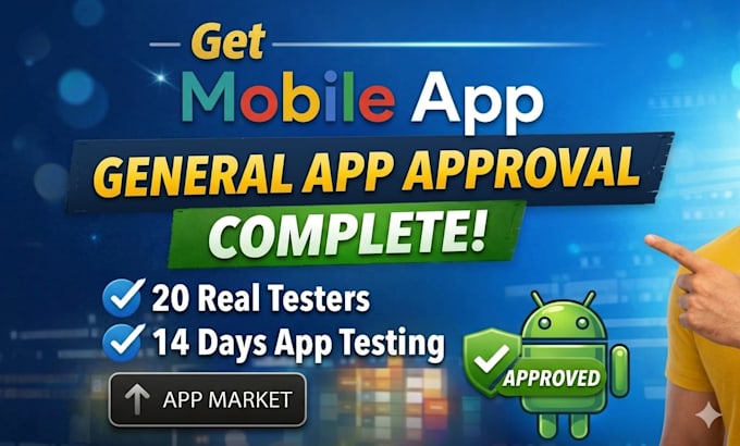 provide real android testers for beta testing and play store approval