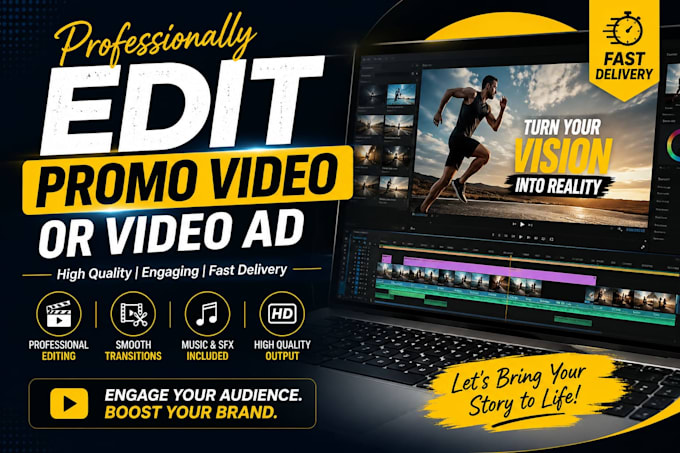 professionally edit promo videos and video ads