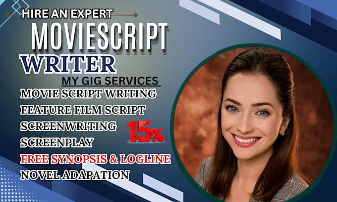adapt your novel into a professional screenplay, scriptwriting, film script