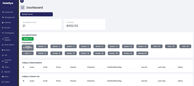 we have a property management system pms