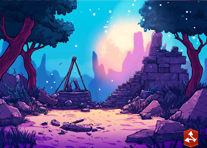 design 2d game environments, assets