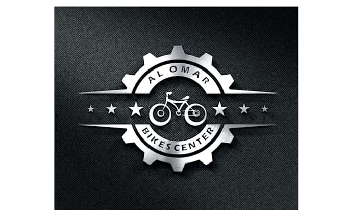 deign monogram bicycle and spare parts logo