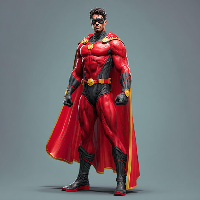 superhero character for comics