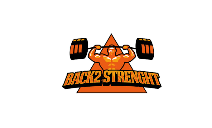 design improvement bodybuilding power strength logo