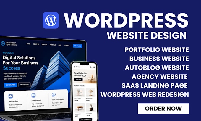 create wordpress autoblog or autopilot automated news website, business websites
