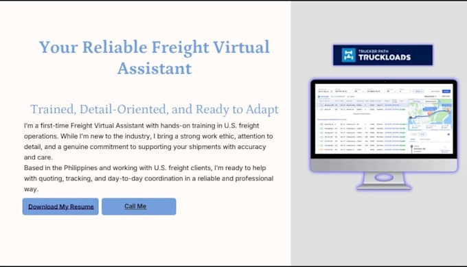 be your freight virtual assistant for logistics support