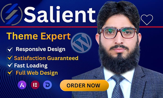 build a stunning wordpress website with salient theme and wpbakery