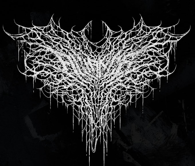 make your death metal, deathcore, slam logo for your project