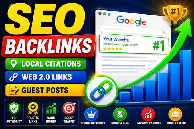 build SEO backlinks, guest posts and local citations