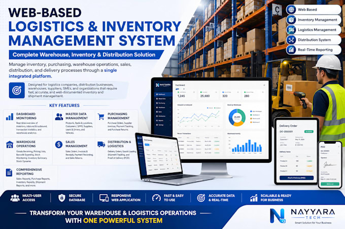 custom erp and inventory management system developer