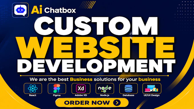 build custom ai website, ai web application, ai chatbot and automation solutions