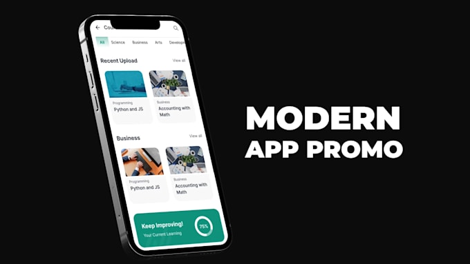 create an amazing website or app promo video