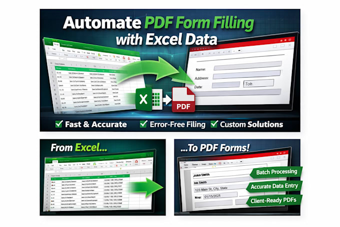 automate PDF form filling with excel data