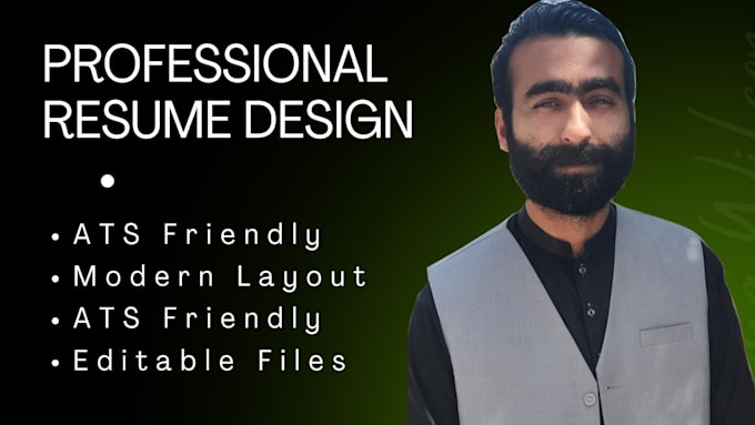 create a professional executive resume and CV design