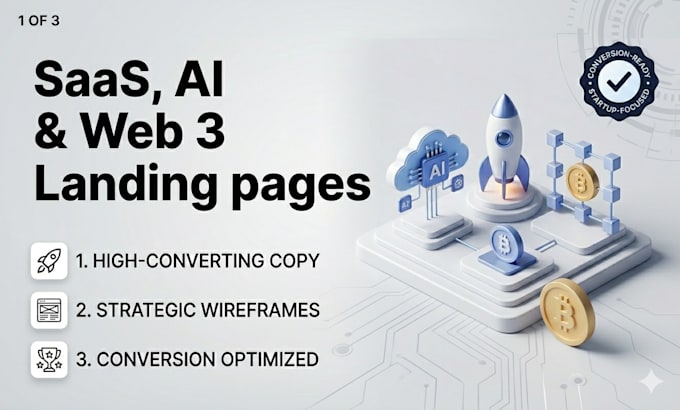 create a highconverting saas and web3 landing page