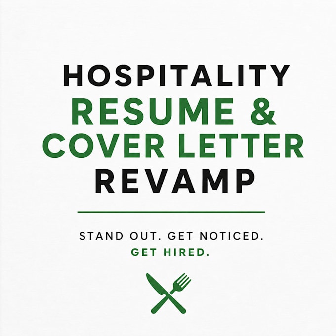 write or rewrite your chef and hospitality resume professionally