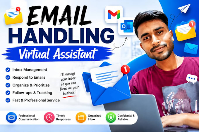 provide email handling and administrative support