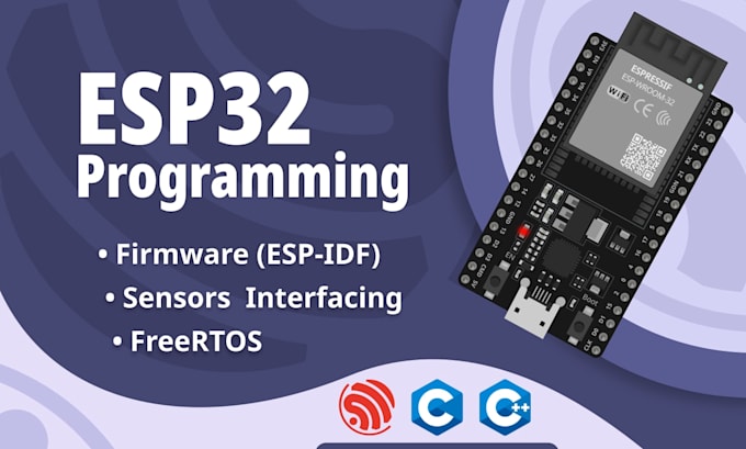 do esp32 firmware programming using esp idf