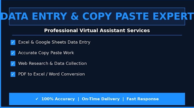 do expert copy paste work and web research