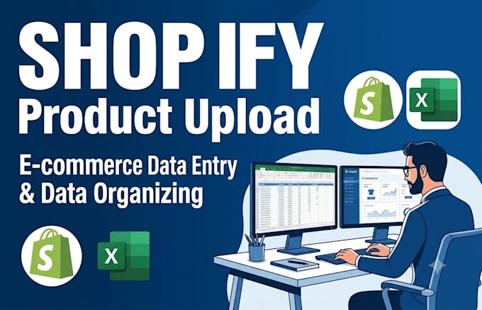 do manual shopify product listing and SEO optimization