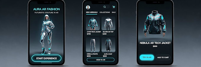 augmented reality app for virtual try on, ar lidar app, ai tryon app