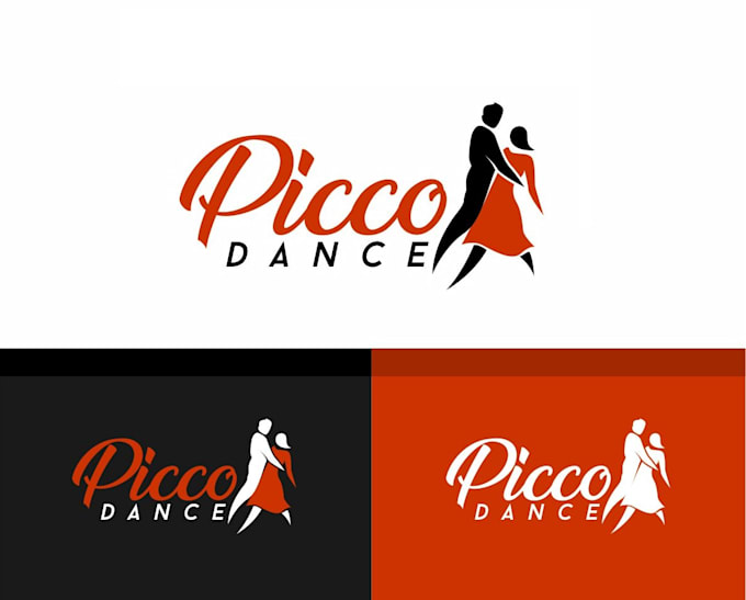 custom dance studio logo with elegant and modern style