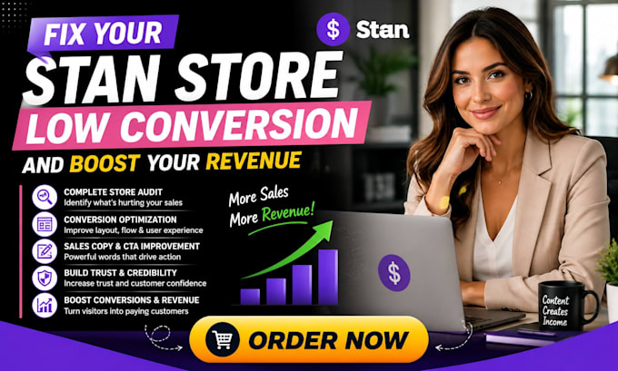 fix your stan store low conversion and boost your revenue