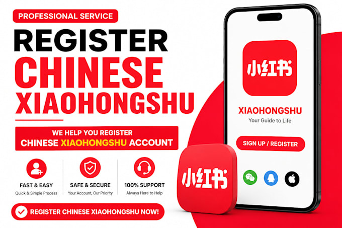 register for xiaohongshu china