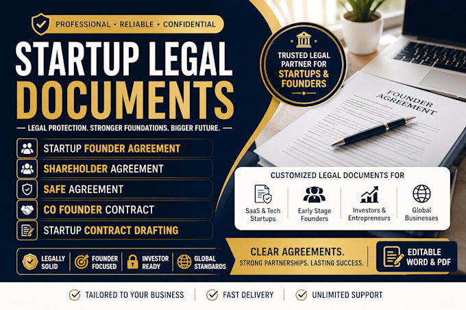draft startup founder agreement safe and shareholder agreement