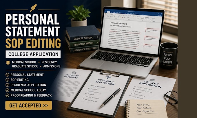 edit personal statement era residency medical school and college application